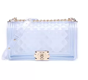 1027 - CLEAR JELLY PURSE (LARGE)