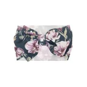 Baby Adjustable Printed Bow Headband — Design #4