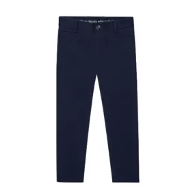 Boboli Stretch satin trousers for boys 737243 2440 dark blue