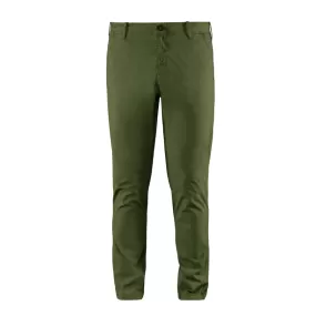 Bomboogie Men's Chino Trousers in Stretch Cotton Poplin PMCARTCG1 359 olive