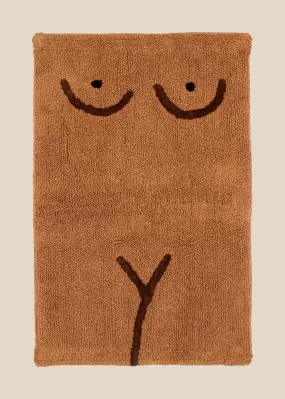 Brown Torso Bath Mat