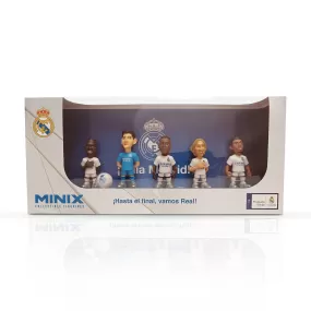 Caja 5 Jugadores Minix Real Madrid