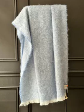 Cushendale Mills - Mooneen Mohair Blanket in Azure