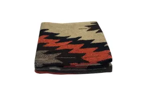 Diamante Blanket- Rust/Tan/Black