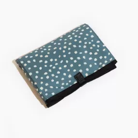 Dusty Blue Dapple Dot Changing Mat