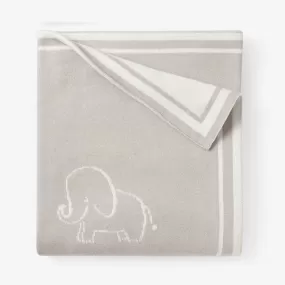 Elegant Baby Elephant All Over Blanket