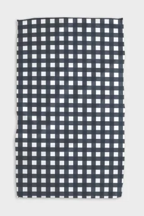 Gigi Plaid Kitchen Tea Towel | Navy