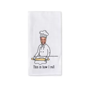 Humorous Custom Printed Kitchen Towels for the Baker