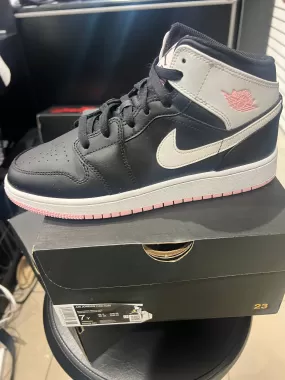 Jordan 1 Mid Arctic Pink Black (GS)