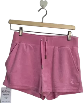 Juicy Couture Pink Terry Cloth Shorts S UK Size 8