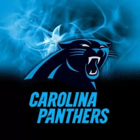 KR Strikeforce NFL on Fire Carolina Panthers Bowling Towel