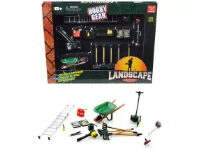 Landscape Service Accessories Set for 1/24 Scale Models by Phoenix Toys