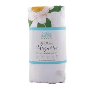 Little Hometown Magnolia Swaddle Blanket