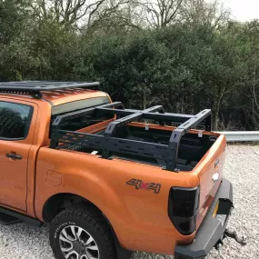 Low Height Adjustable Load Bed Roof Top Tent Frame Rack for Toyota Hilux 2016 