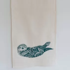 Otter Cotton Tea Towel & Napkins