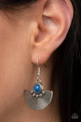 Paparazzi Manifesting Magic Blue Earrings