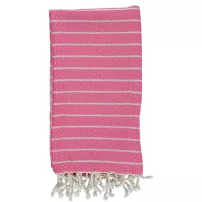 Pink Bamboo & Cotton Turkish Towel