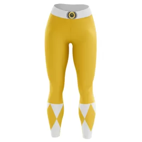 Power Rangers 'Yellow Ranger' Compression Leggings Spats