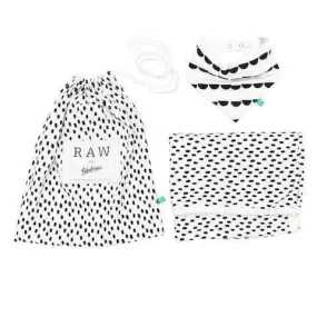 Raw Gift Pack - Spot Blanket & Semi Bib