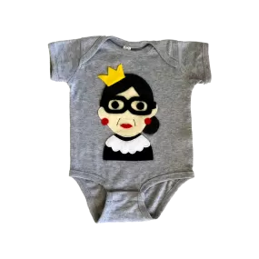 RBG Infant Bodysuit Gray | Newborn - 18M