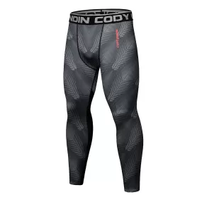 Tribal 'Carbon Fiber' Elite Compression Leggings Spats