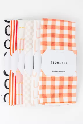 Valentine's Geometry House Towels