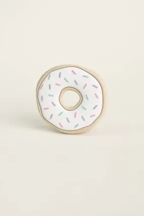 White Donut Teething Toy